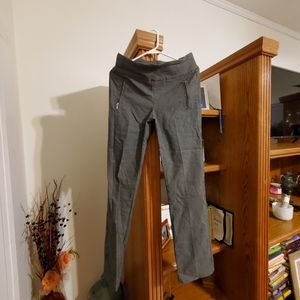 Black and white dress pants